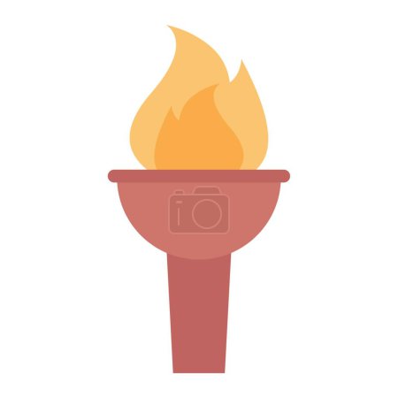 Illustration for Fire icon, vector illustration - Royalty Free Image