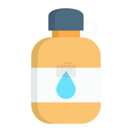 Téléchargez les illustrations : "bouteille "icône vectoriel illustration - en licence libre de droit