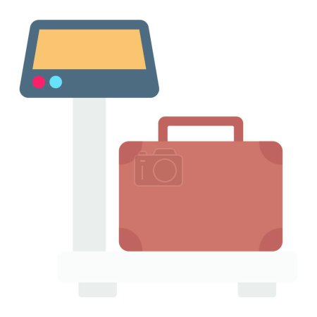 Ilustración de "escala "icono vector ilustración - Imagen libre de derechos