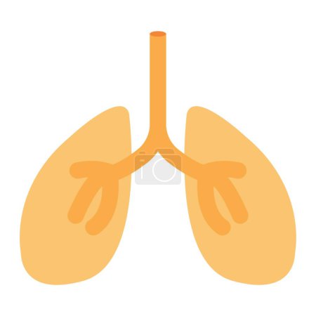 Ilustración de "respiración "ilustración del vector icono web - Imagen libre de derechos