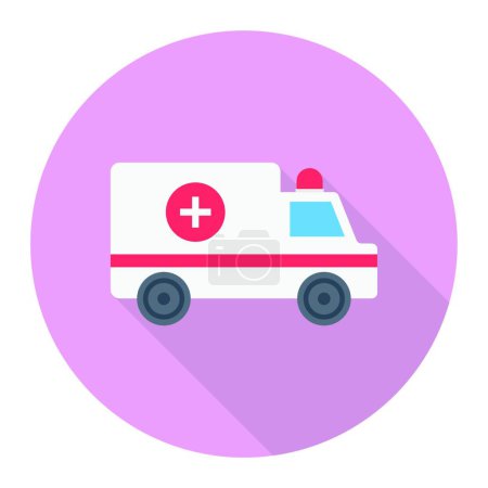 Illustration for Emergency icon, vector illustration simple design - Royalty Free Image