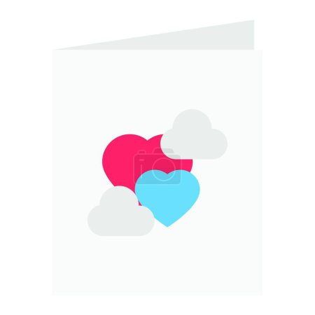 Illustration for Lover letter icon, vector illustration simple design - Royalty Free Image