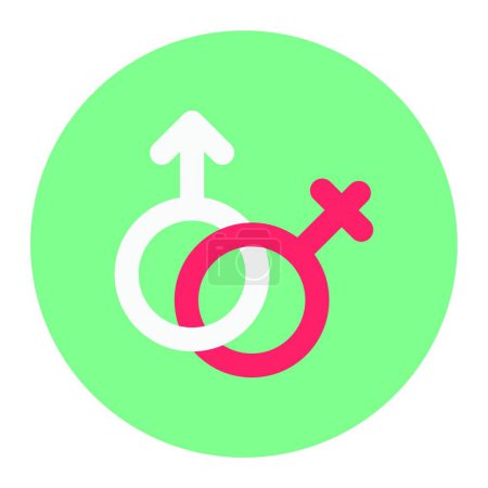 Ilustración de Icono de sexo, vector ilustración diseño simple - Imagen libre de derechos