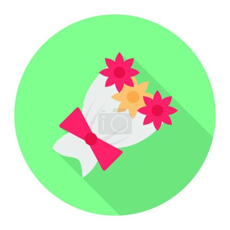 Illustration for Flowers icon, vector illustration simple design - Royalty Free Image