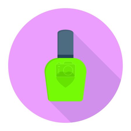 Illustration for Nail polish icon, vector illustration simple design - Royalty Free Image