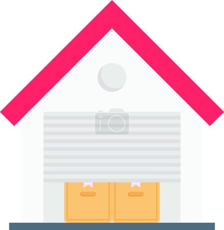 Ilustración de "logística "icono web vector ilustración - Imagen libre de derechos