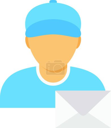 Illustration for Email icon, vector illustration simple design - Royalty Free Image