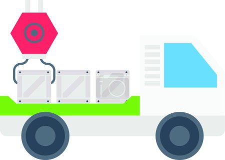 Illustration for "delivery " icon, vector illustration - Royalty Free Image