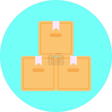 Illustration for "delivery " icon, vector illustration - Royalty Free Image