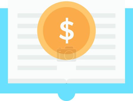 Illustration for Dollar sign icon, vector illustration - Royalty Free Image