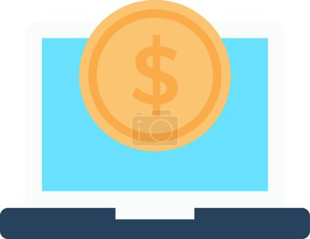 Ilustración de Icono de pago para la web, ilustración vectorial - Imagen libre de derechos
