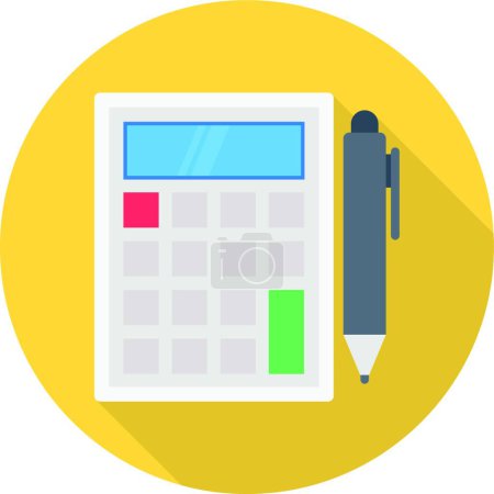 Illustration for Accounting icon, simple design - Royalty Free Image