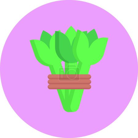 Téléchargez les illustrations : "icône de légumes, illustration vectorielle - en licence libre de droit