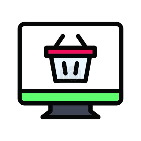 Ilustración de Envío simple icono vector ilustración - Imagen libre de derechos