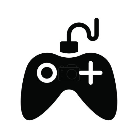 Ilustración de Gamepad  web icon vector illustration - Imagen libre de derechos