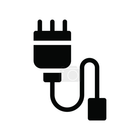 Illustration for "data cable " icon, vector illustration - Royalty Free Image