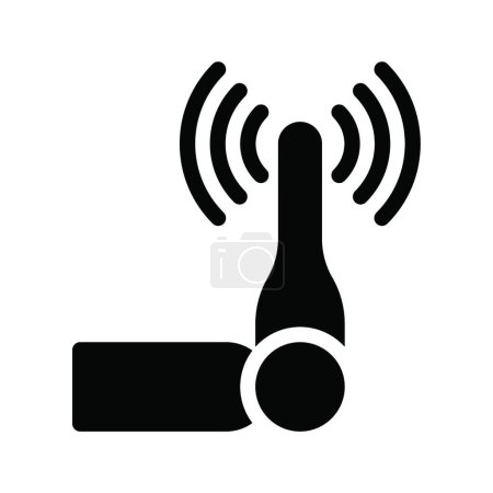 Illustration for Wireless internet connection vector illustration - Royalty Free Image