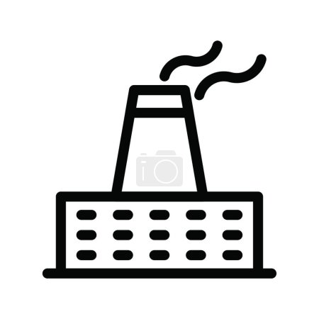 Illustration for Industrial factory icon, vector illustration - Royalty Free Image