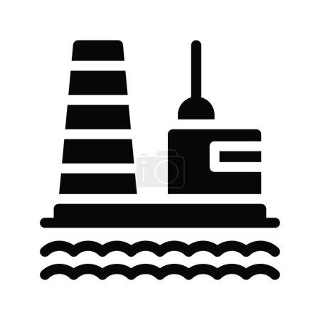Illustration for "refinery " icon, vector illustration - Royalty Free Image