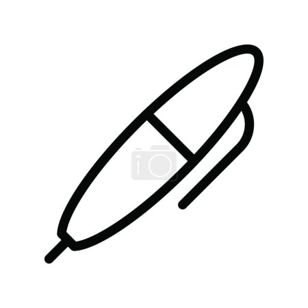 Illustration for Pen  web icon vector illustration - Royalty Free Image