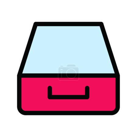 Illustration for Illustration of the icon cabinet - Royalty Free Image