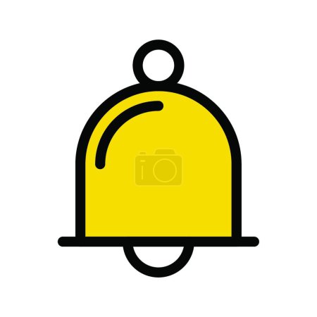 Illustration for Bell icon vector illustration - Royalty Free Image