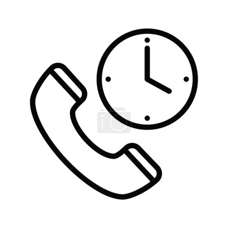Illustration for Phone icon isolated on white background - Royalty Free Image