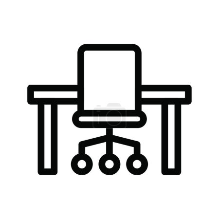 Illustration for Chair icon, vector illustration - Royalty Free Image
