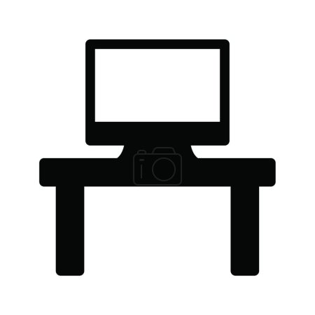 Ilustración de Ilustración del icono de escritorio - Imagen libre de derechos