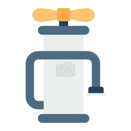 Illustration for Illustration of the icon pump - Royalty Free Image