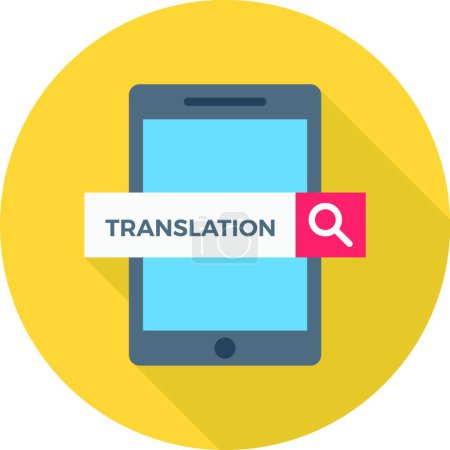 Illustration for Translation icon, vector illustration - Royalty Free Image