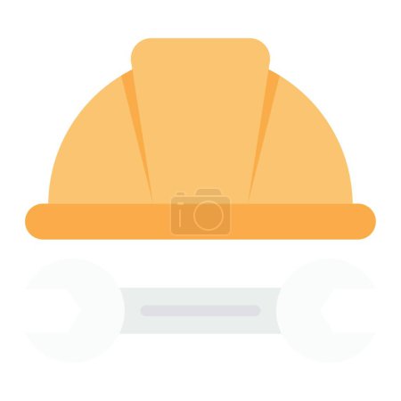 Illustration for Illustration of the icon engineer - Royalty Free Image