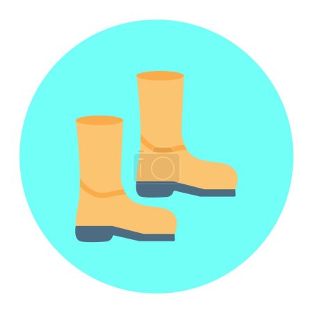 Illustration for Boot icon, vector illustration - Royalty Free Image
