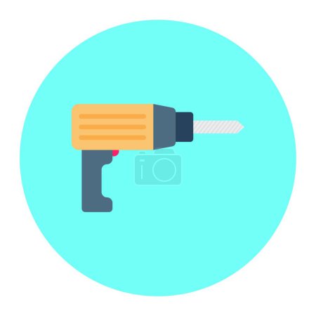 Photo for Drill icon, web simple illustration - Royalty Free Image