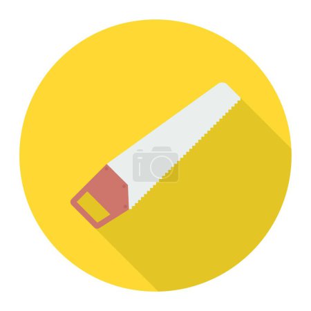 Illustration for "hand saw " icon vector illustration - Royalty Free Image