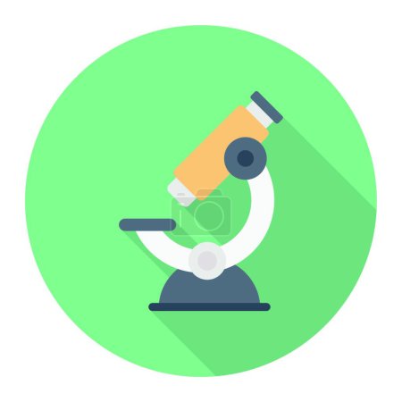 Illustration for Microscope icon vector illustration - Royalty Free Image