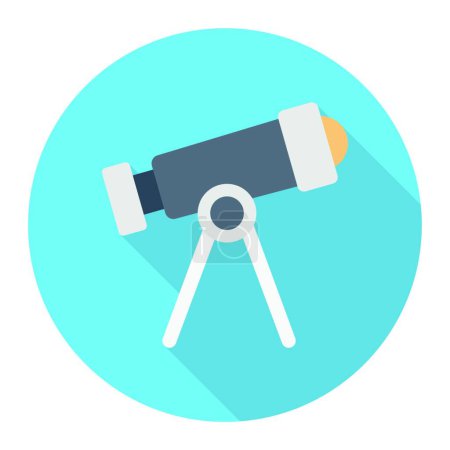 Illustration for "binocular " icon, vector illustration - Royalty Free Image