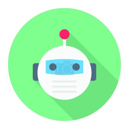 Ilustración de Robot icono web vector ilustración - Imagen libre de derechos