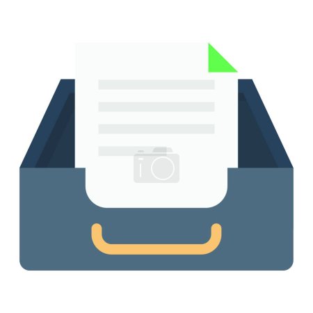 Illustration for "cabinet " icon, vector illustration - Royalty Free Image