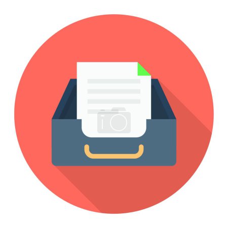 Illustration for "cabinet " icon, vector illustration - Royalty Free Image