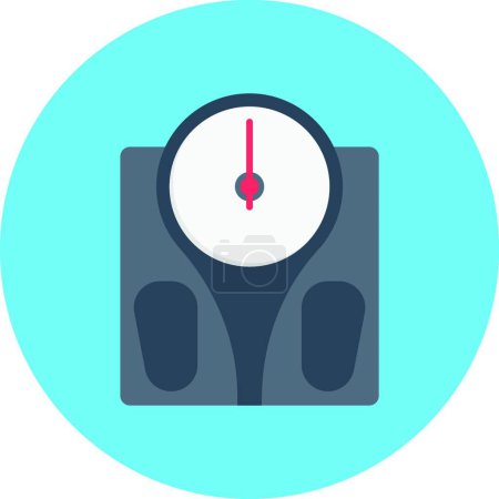 Illustration for Scales icon vector illustration - Royalty Free Image