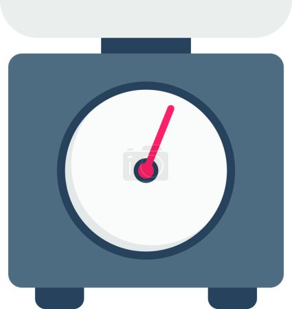 Illustration for Scales web icon vector illustration - Royalty Free Image