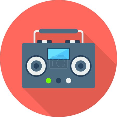Illustration for Tape icon, vector illustration - Royalty Free Image