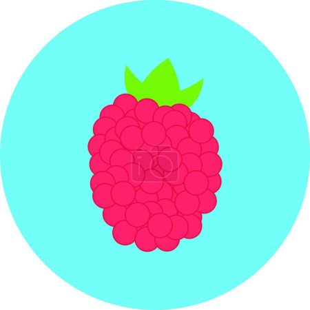 Ilustración de "morera roja "icono, ilustración vectorial - Imagen libre de derechos