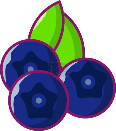 Ilustración de "fruta "icono, ilustración vectorial - Imagen libre de derechos