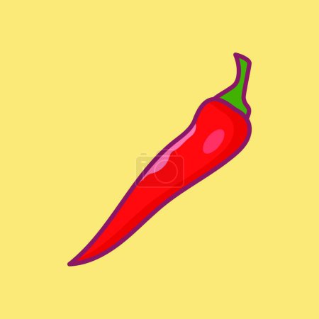 Ilustración de "pimienta "icono, ilustración vectorial - Imagen libre de derechos