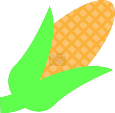 Ilustración de "maíz "icono vector ilustración - Imagen libre de derechos