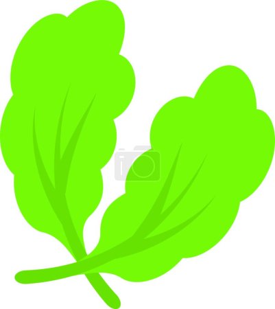 Ilustración de "hojas "ilustración vector icono web - Imagen libre de derechos