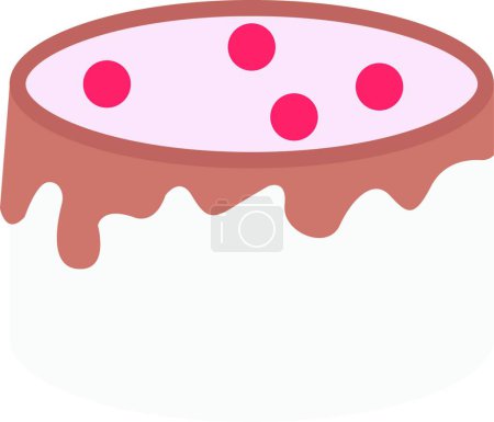 Illustration for "pancake " web icon vector illustration - Royalty Free Image