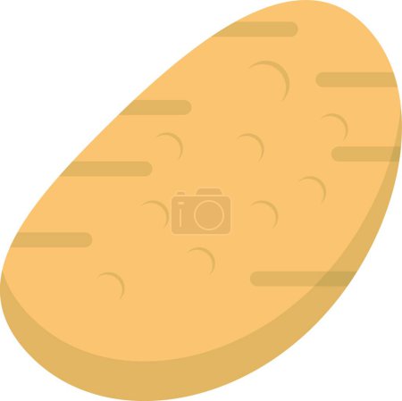 Illustration for Potato  icon  vector illustration - Royalty Free Image